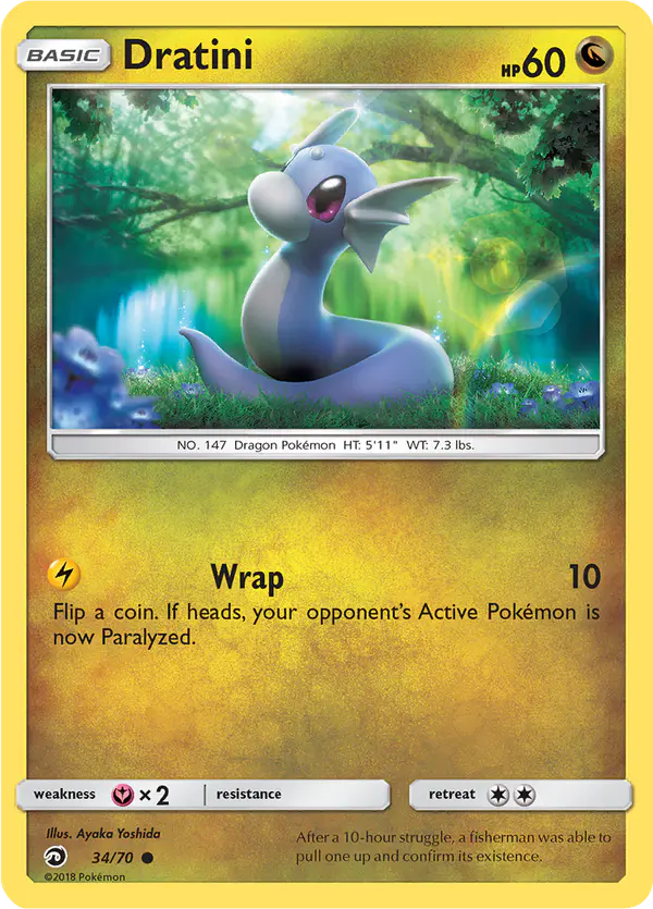 Carta Dratini 34/70 de Dragon Majesty