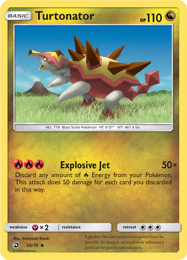 Carta Turtonator 50/70 de Dragon Majesty