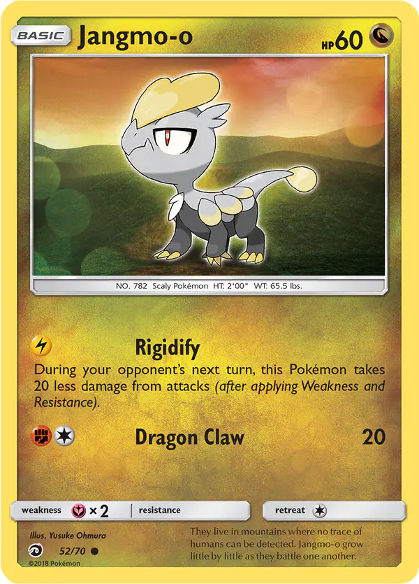 Carta Jangmo-o 52/70 de Dragon Majesty