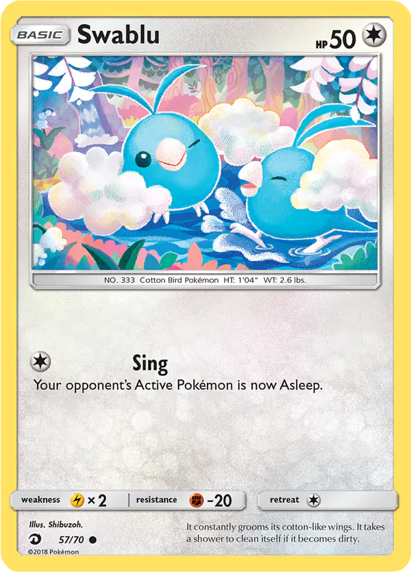 Carta Swablu 57/70 de Dragon Majesty