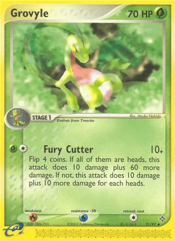 Carta Grovyle 31/97 de Dragon