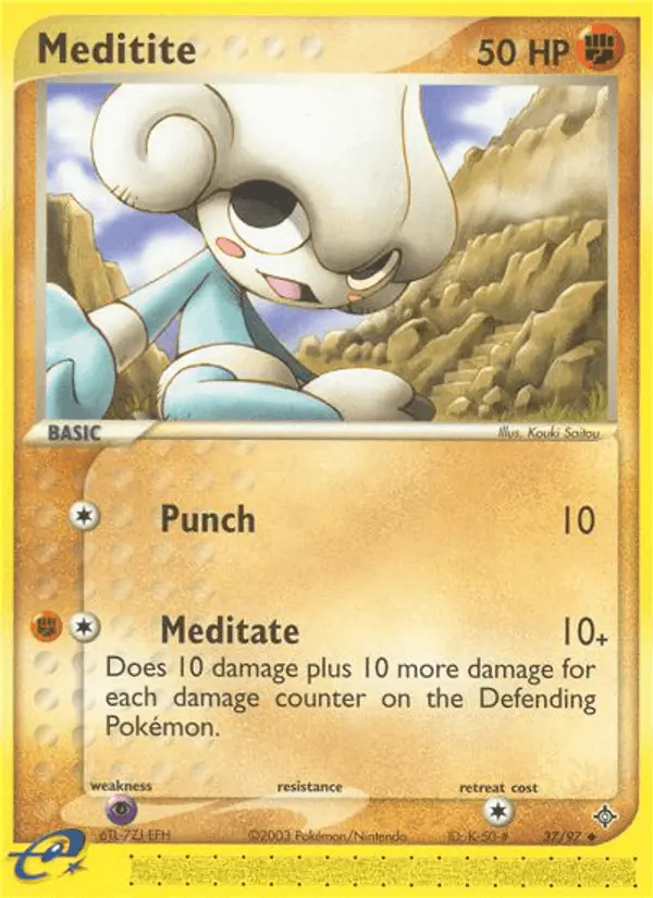 Carta Meditite 37/97 de Dragon