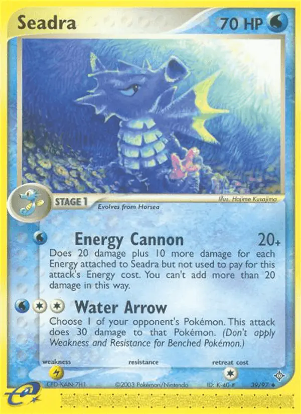 Carta Seadra 39/97 de Dragon