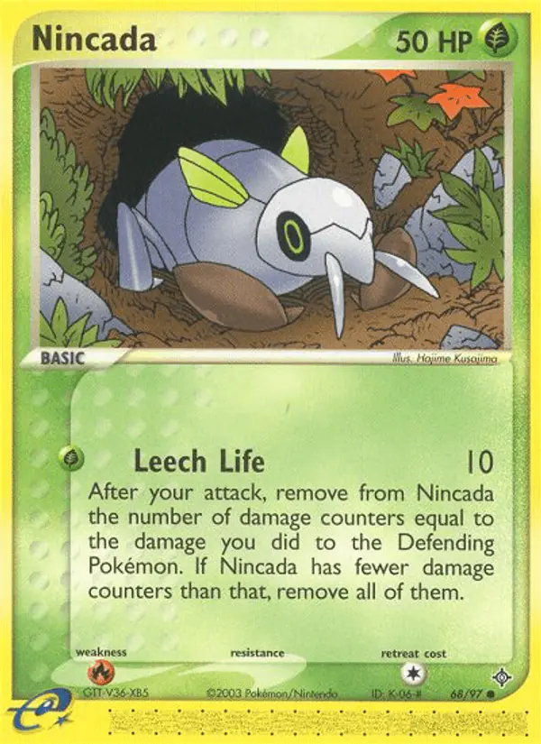 Carta Nincada 68/97 de Dragon