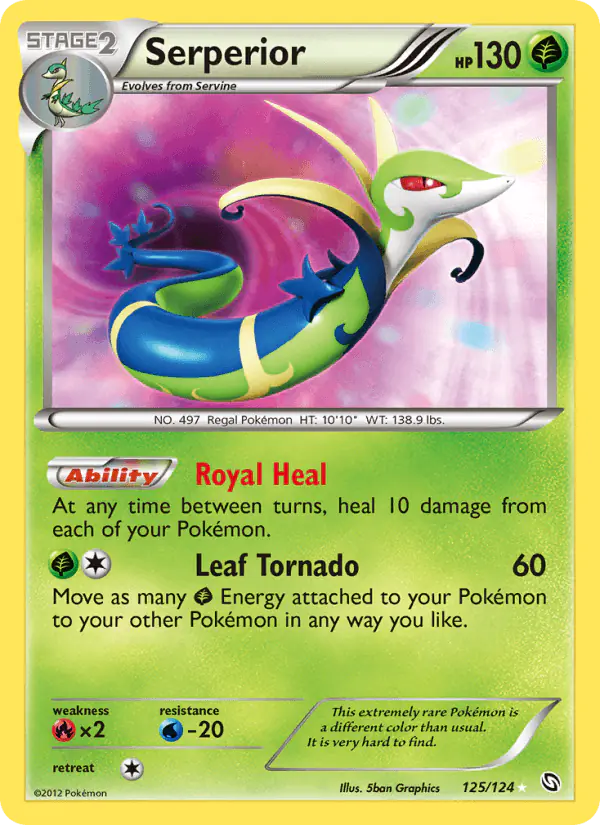 Carta Serperior 125/124 de Dragons Exalted