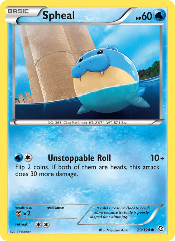 Carta Spheal 29/124 de Dragons Exalted