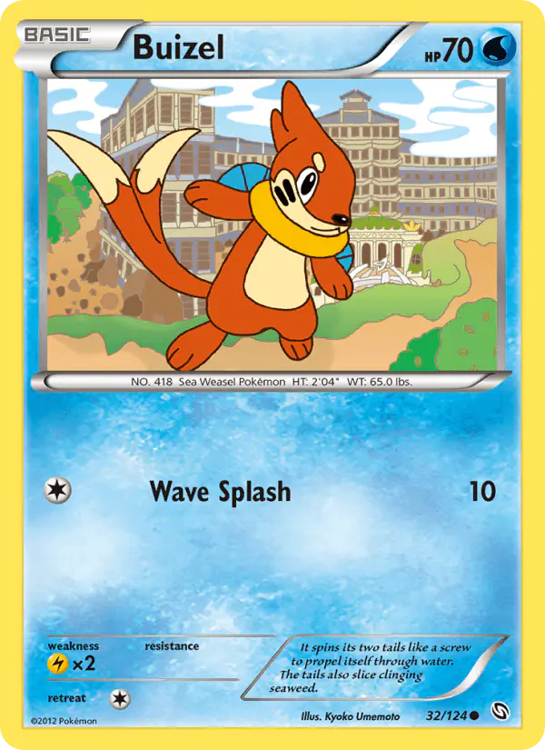 Carta Buizel 32/124 de Dragons Exalted