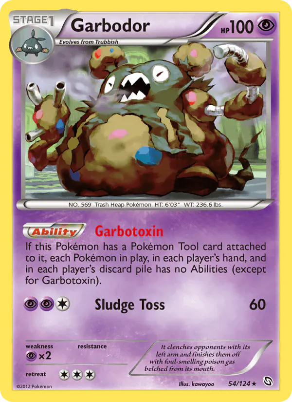 Carta Garbodor 54/124 de Dragons Exalted