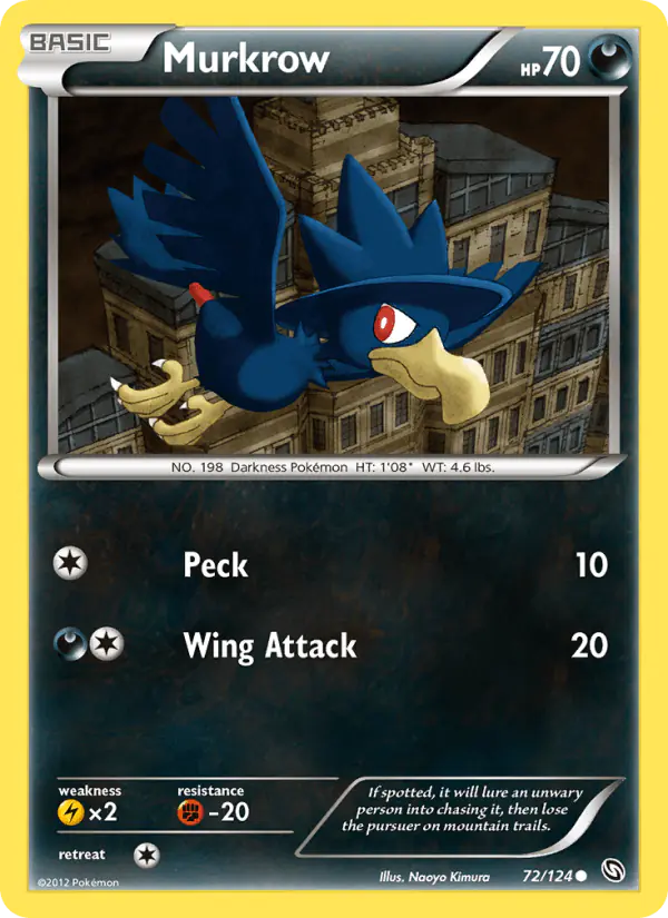 Carta Murkrow 72/124 de Dragons Exalted