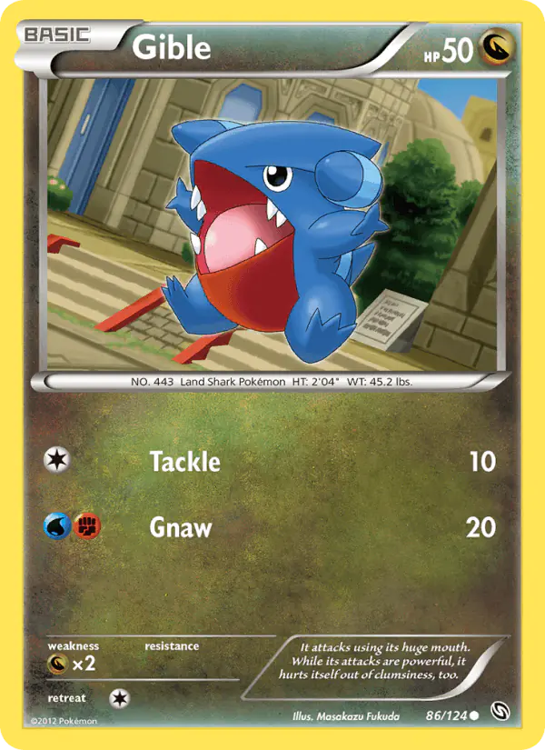 Carta Gible 86/124 de Dragons Exalted