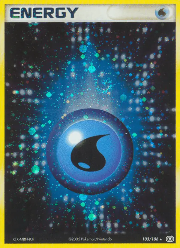 Carta Water Energy 103/106 de Emerald