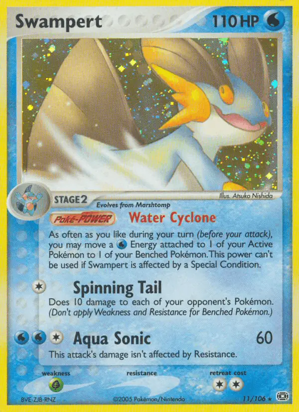 Carta Swampert 11/106 de Emerald