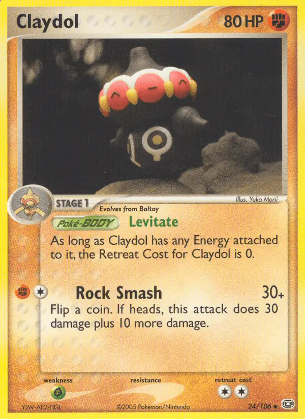 Carta Claydol 24/106 de Emerald