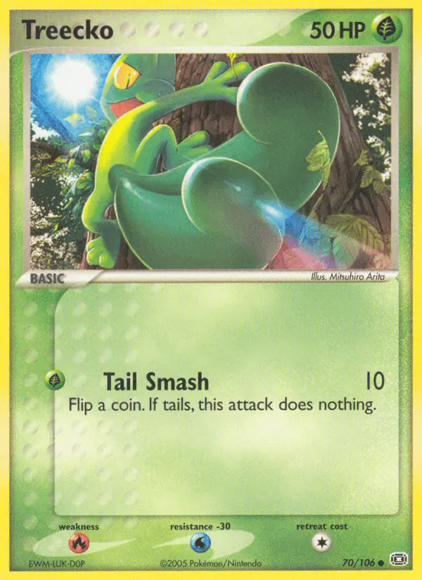 Carta Treecko 70/106 de Emerald