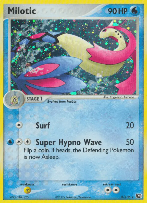 Carta Milotic 8/106 de Emerald