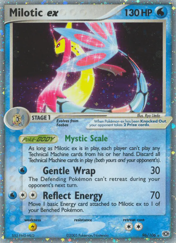 Carta Milotic ex 96/106 de Emerald