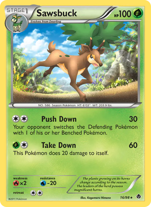 Carta Sawsbuck 16/98 de Emerging Powers