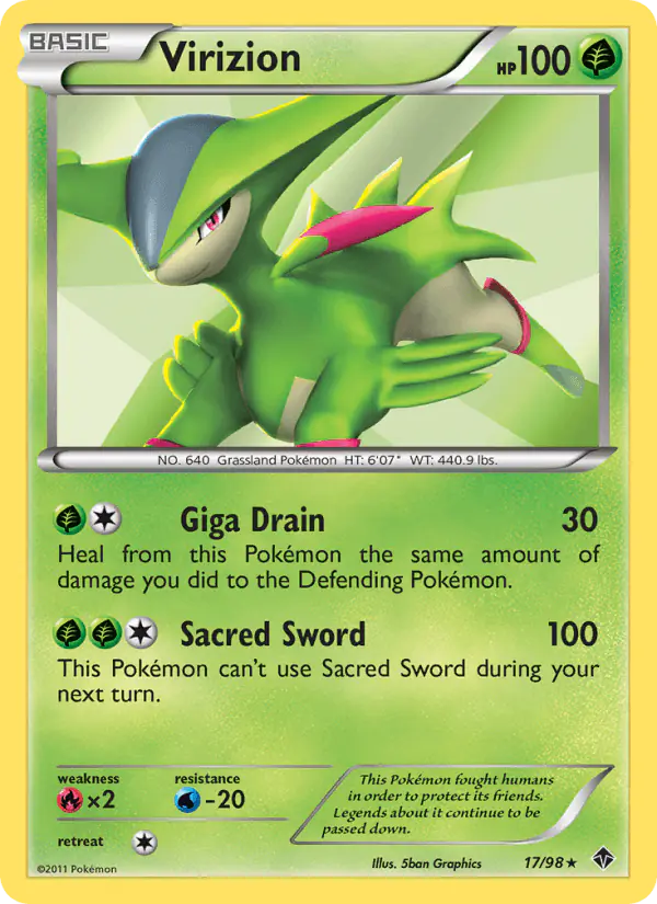 Carta Virizion 17/98 de Emerging Powers