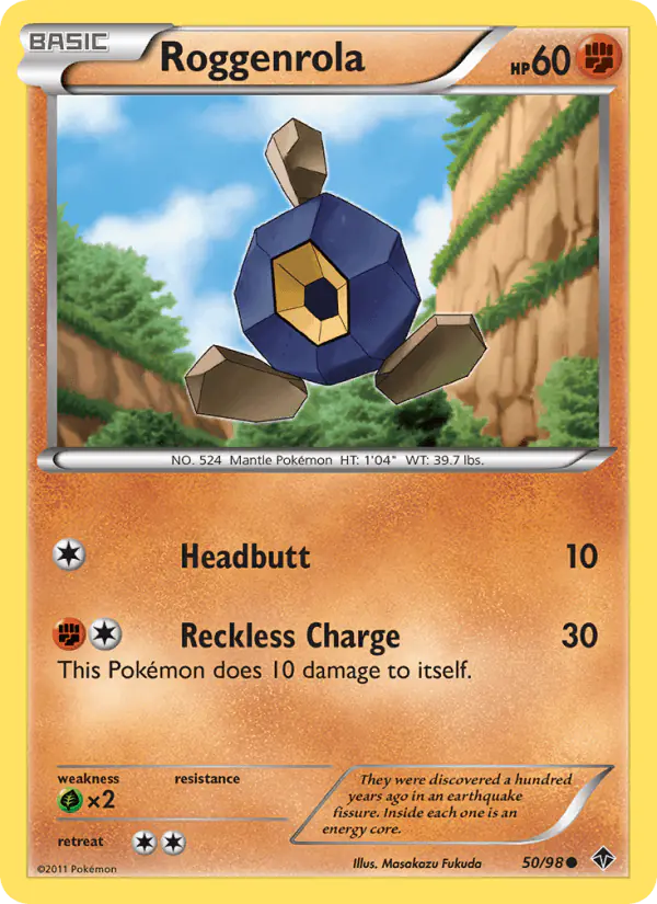 Carta Roggenrola 50/98 de Emerging Powers