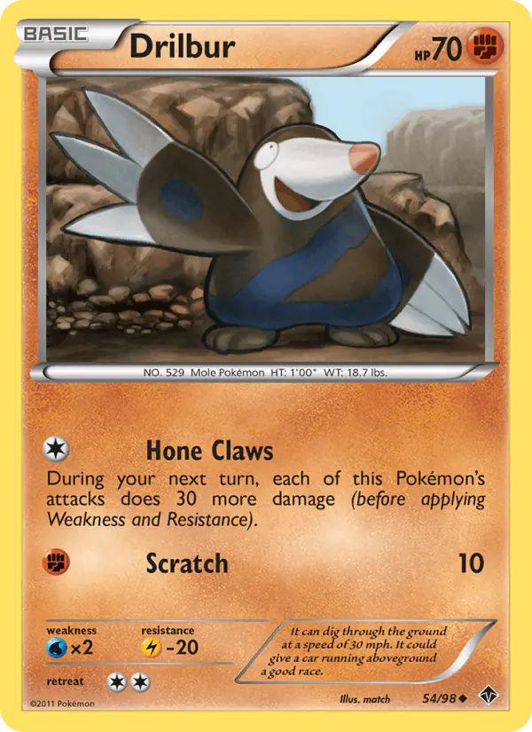 Carta Drilbur 54/98 de Emerging Powers