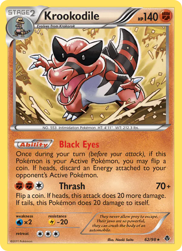 Carta Krookodile 62/98 de Emerging Powers