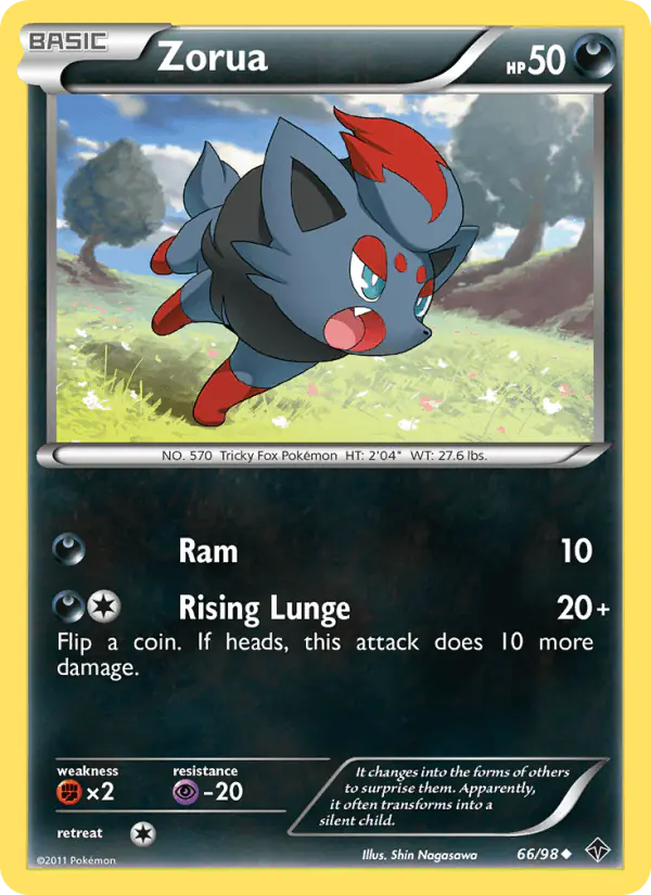 Carta Zorua 66/98 de Emerging Powers