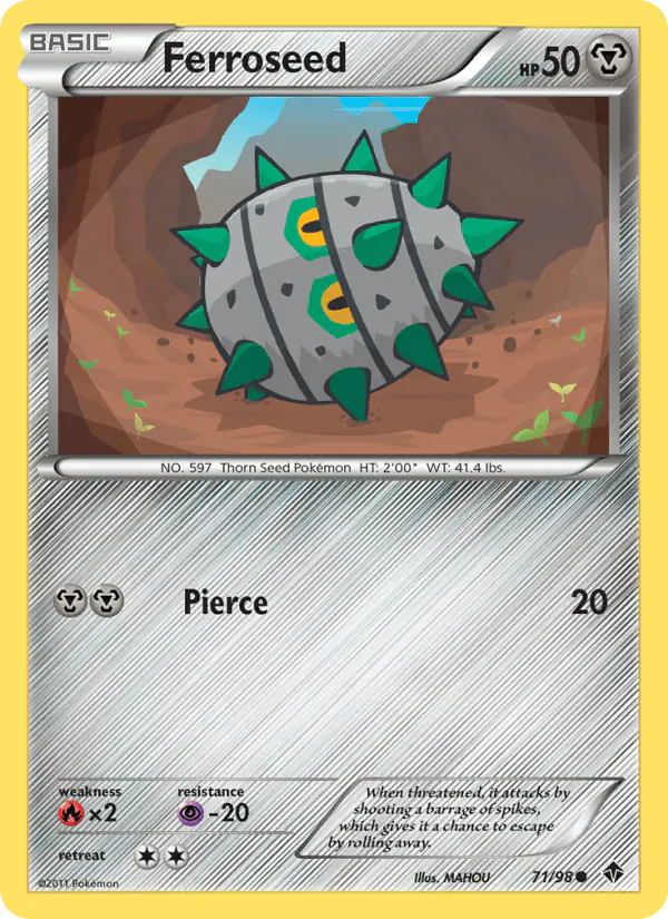 Carta Ferroseed 71/98 de Emerging Powers