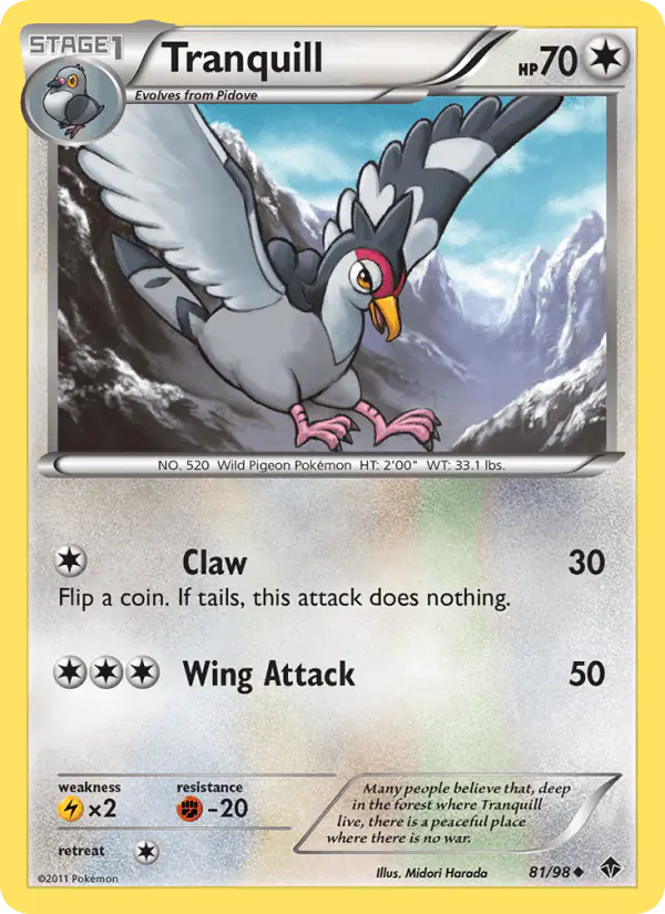 Carta Tranquill 81/98 de Emerging Powers
