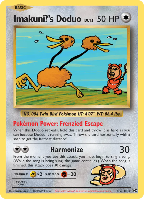 Carta Imakuni?'s Doduo 112/108 de Evolutions