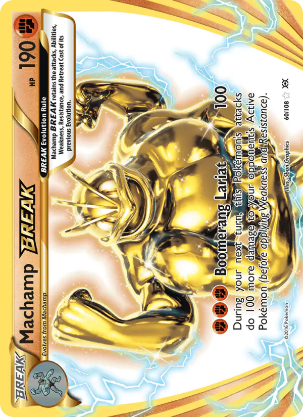 Carta Machamp BREAK 60/108 de Evolutions