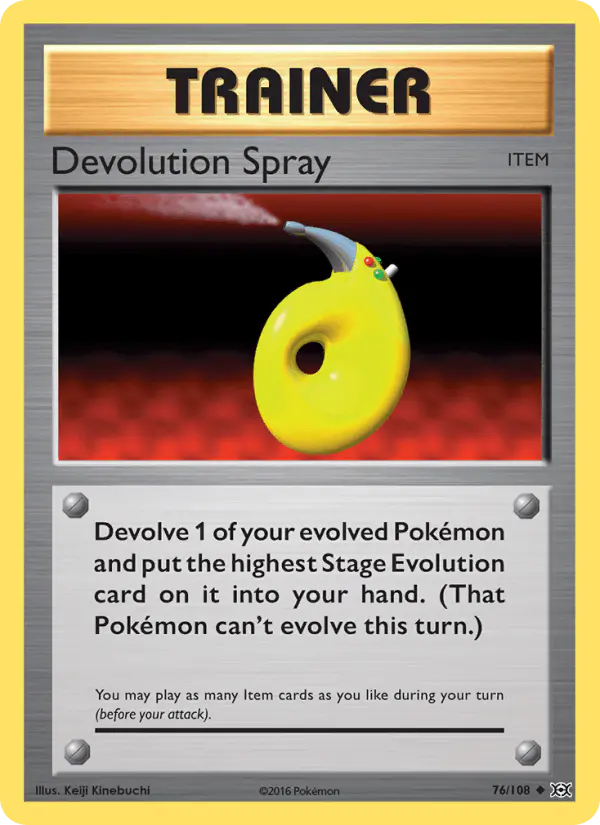 Carta Devolution Spray 76/108 de Evolutions