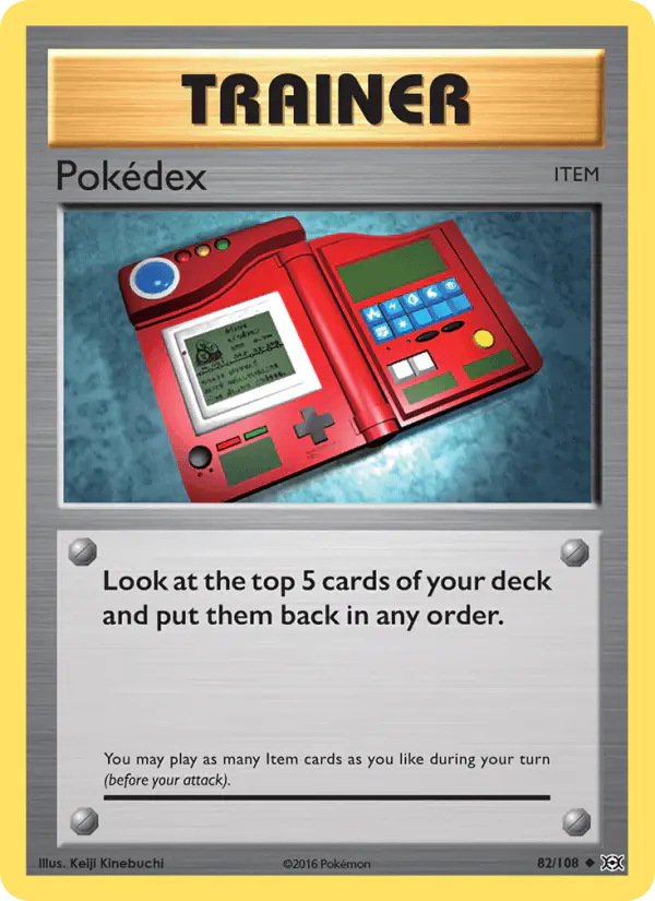 Carta Pokédex 82/108 de Evolutions