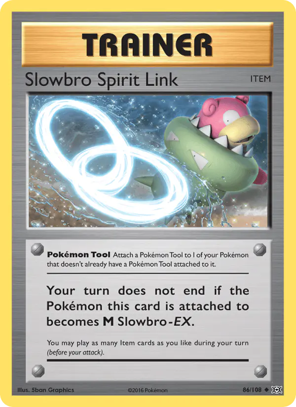 Carta Slowbro Spirit Link 86/108 de Evolutions