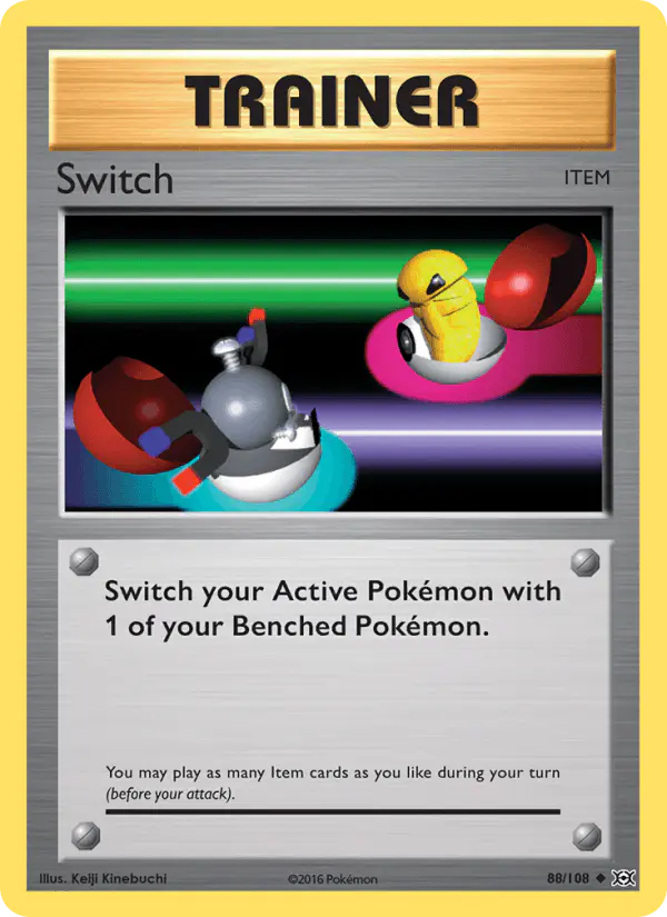 Carta Switch 88/108 de Evolutions