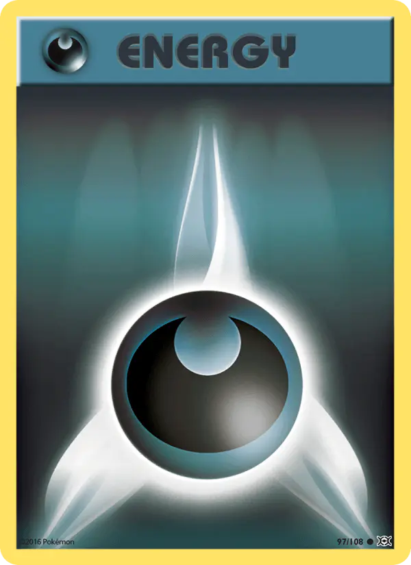 Carta Darkness Energy 97/108 de Evolutions