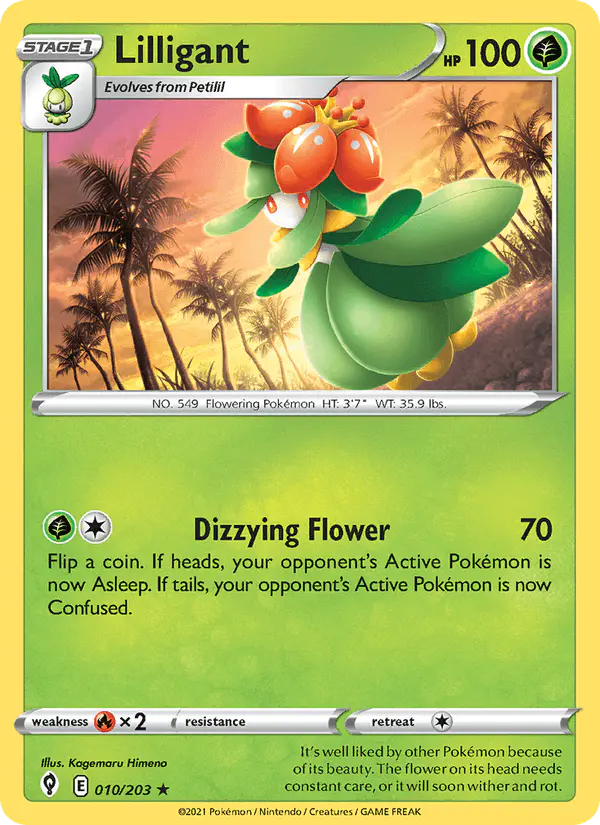 Carta Lilligant 010/203 de Evolving Skies