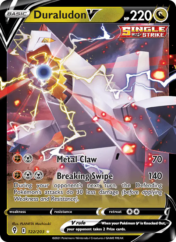 Carta Duraludon V 122/203 de Evolving Skies