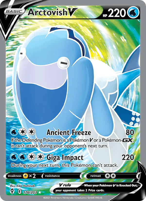 Carta Arctovish V 176/203 de Evolving Skies
