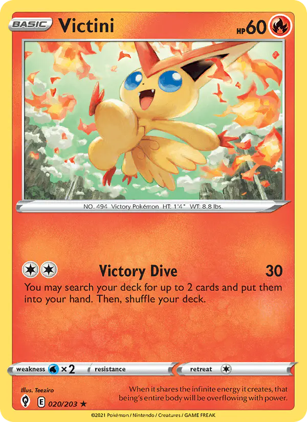 Carta Victini 020/203 de Evolving Skies