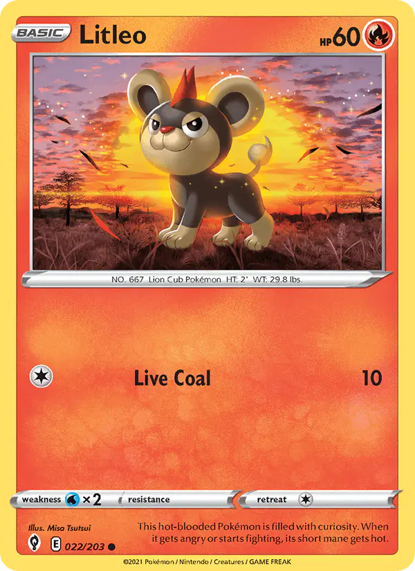 Carta Litleo 022/203 de Evolving Skies