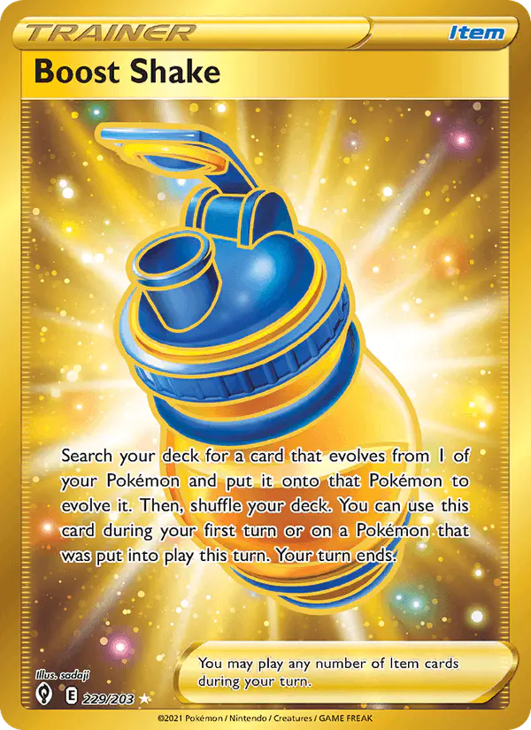 Carta Boost Shake 229/203 de Evolving Skies