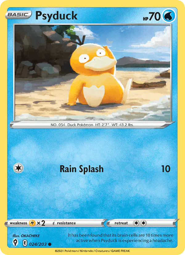 Carta Psyduck 024/203 de Evolving Skies