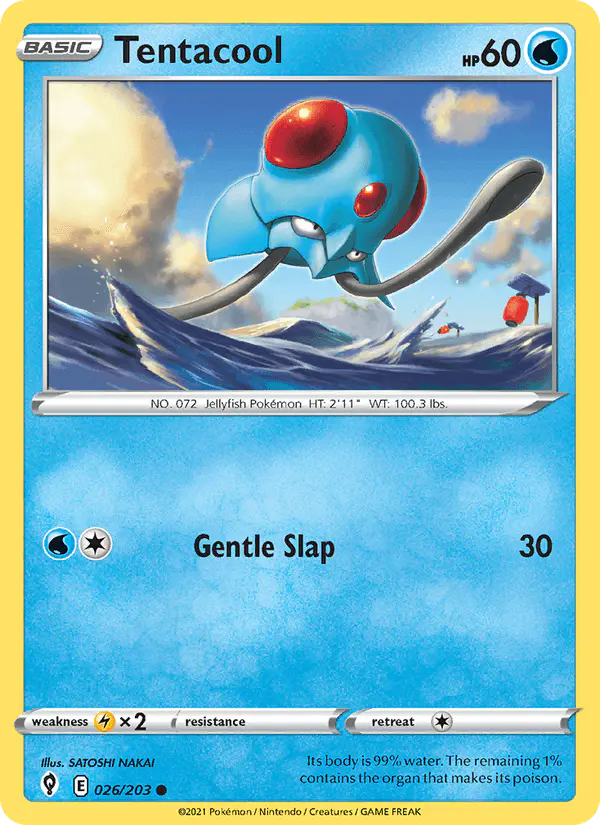 Carta Tentacool 026/203 de Evolving Skies