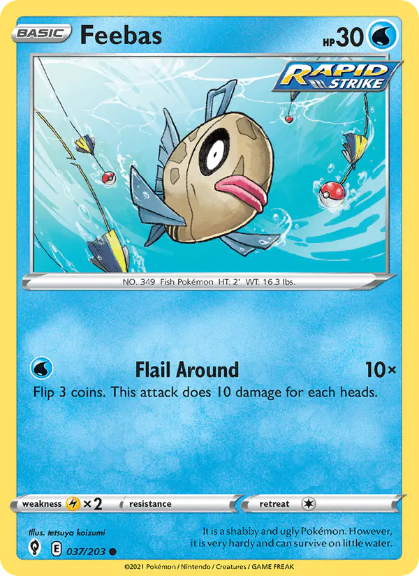 Carta Feebas 037/203 de Evolving Skies