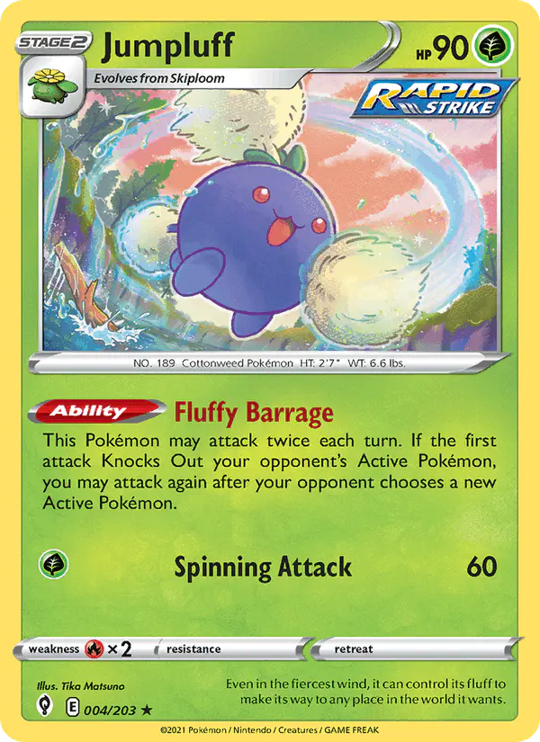 Carta Jumpluff 004/203 de Evolving Skies