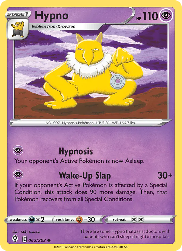 Carta Hypno 062/203 de Evolving Skies