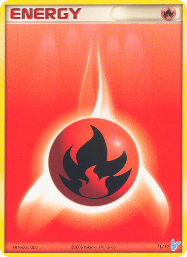 Carta Fire Energy 11/12 de EX trainer Kit 2 (Minun)