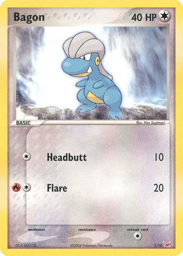 Carta Bagon 1/10 de EX trainer Kit (Latias)