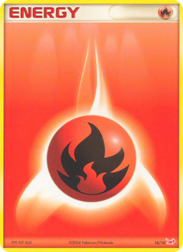 Carta Fire Energy 10/10 de EX trainer Kit (Latias)