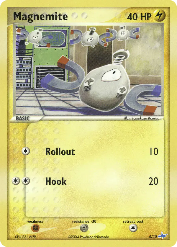 Carta Magnemite 4/10 de EX trainer Kit (Latios)